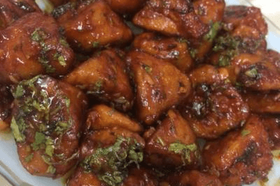 Soya Manchurian Plate with gravy