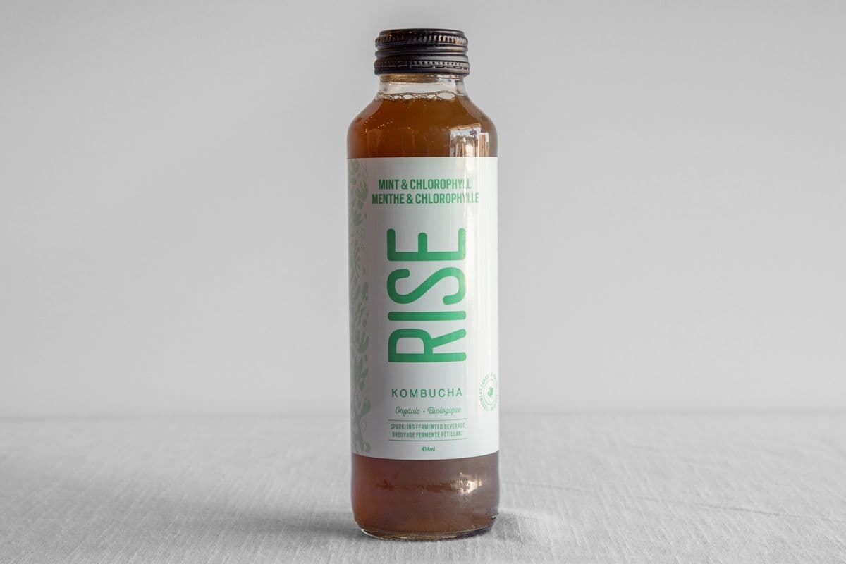 Organic Rise Kombucha Mint and Chlorophyll