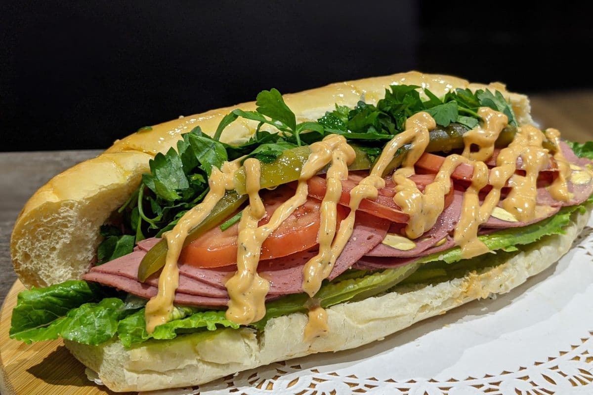 Lamb Bomb Sandwich