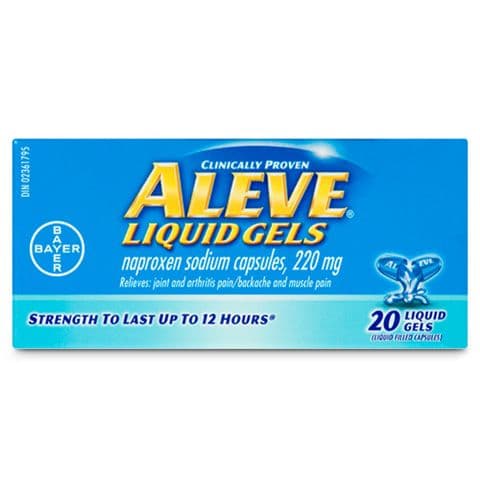 Aleve Pain Reliever Liquid Gels