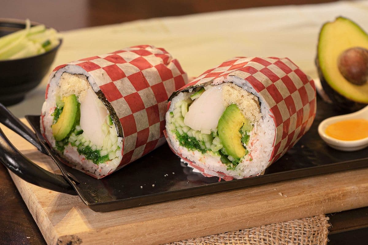 White Tuna Sushi Burrito