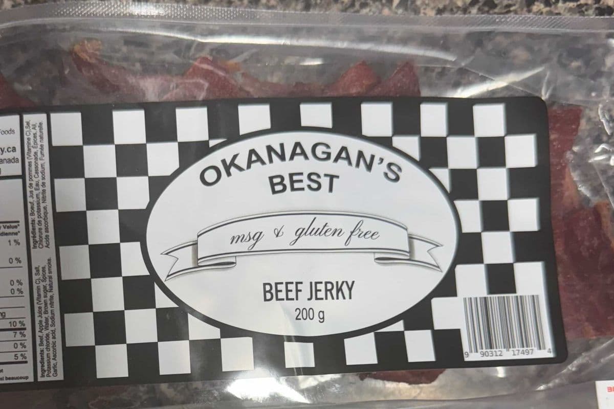 OKANAGAN'S BEST BEEF JERKY 200g