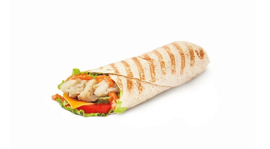 Slow Cooked Spicy Buffalo Chicken Wrap