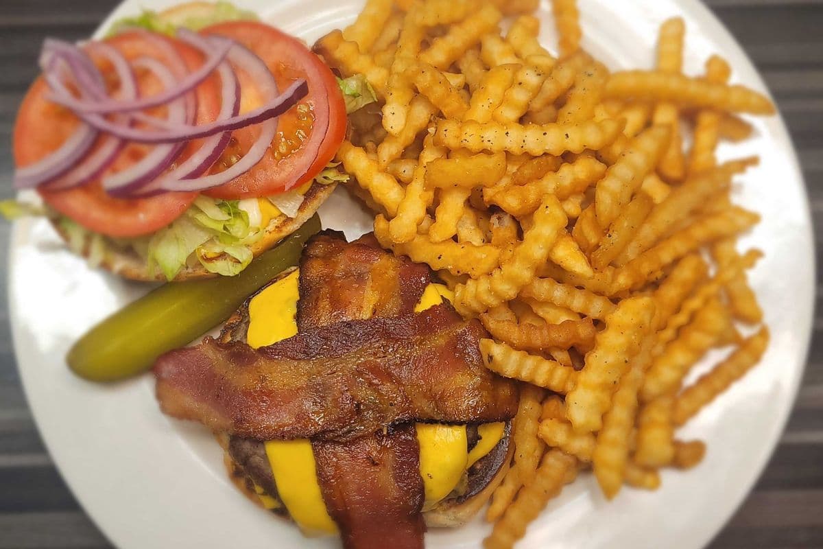 Double Bacon Chuck Burger