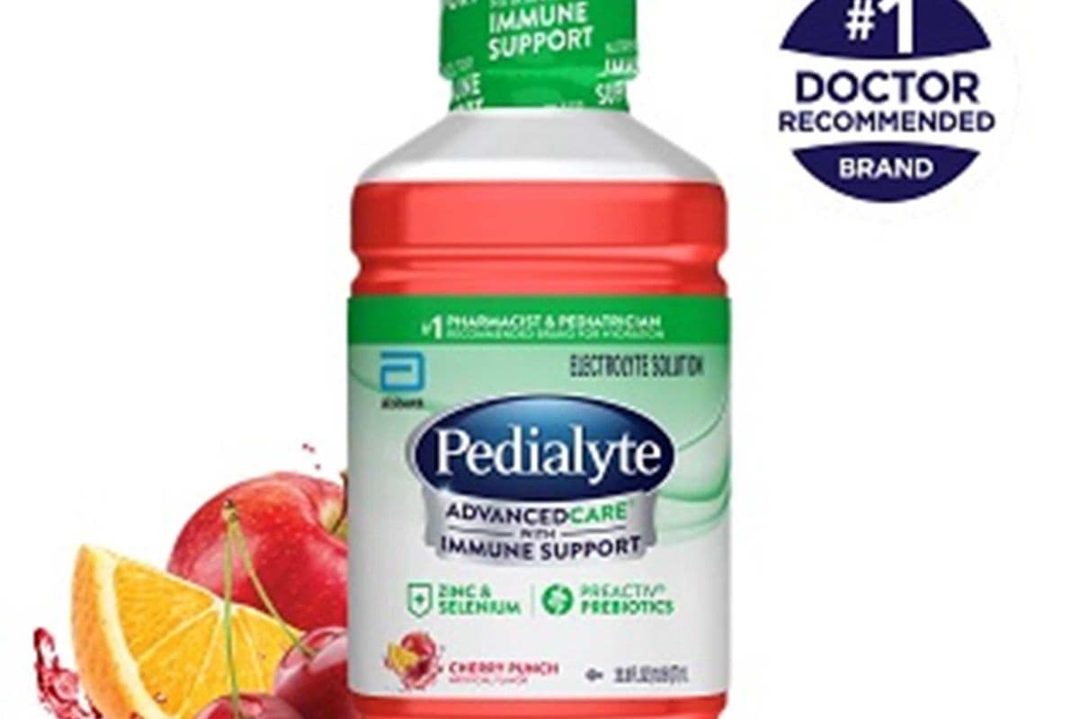Pedialyte Advanced - Cherry Punch (33% more electrolytes) (1 L)