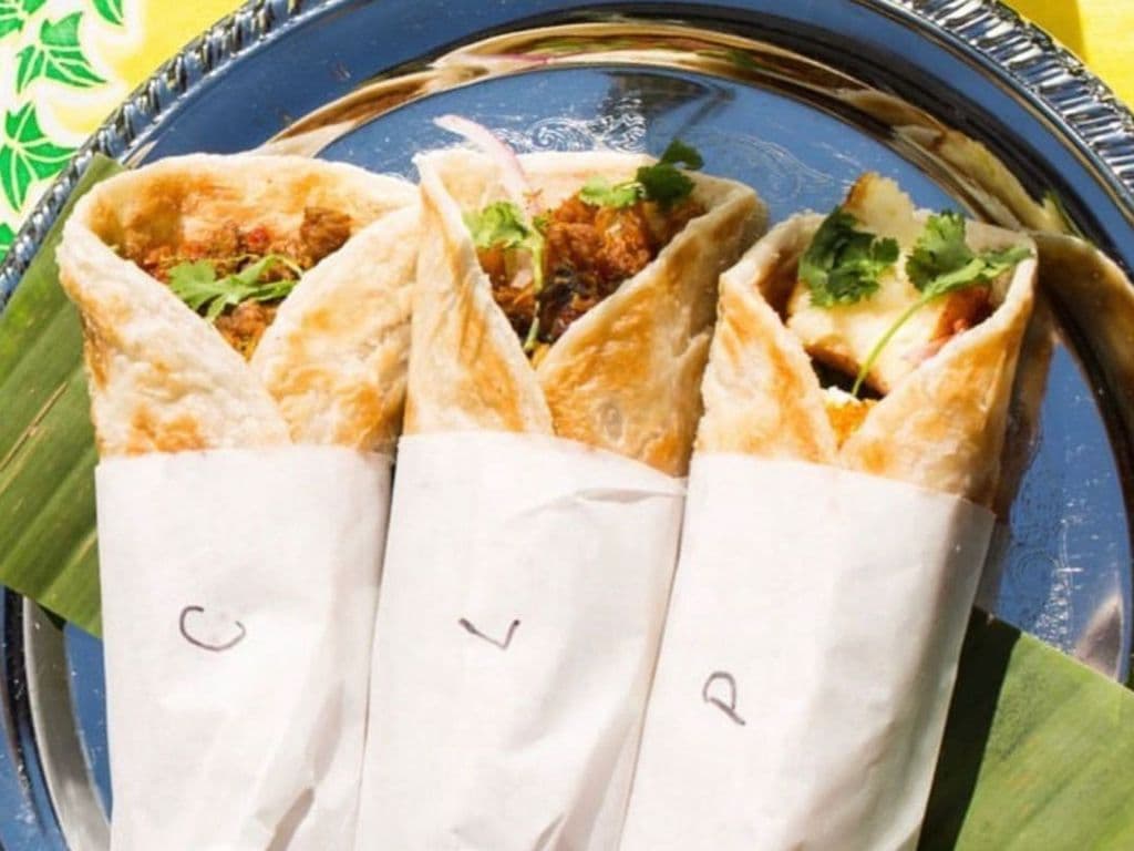 Tandoori-Spiced Chicken Kati Roll