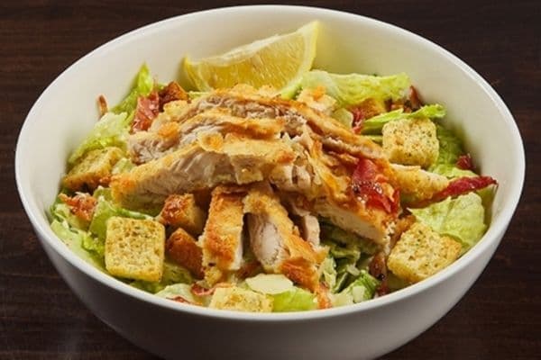 Parmesan Crusted Chicken Caesar