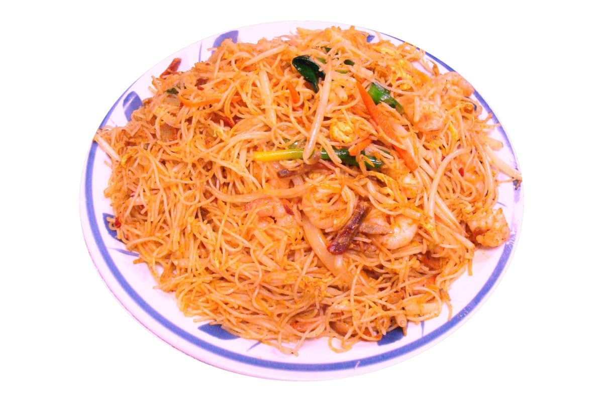 287. Fried Vermicelli with Sweet and Sauce Shrimp and Pork 夏門炒米粉