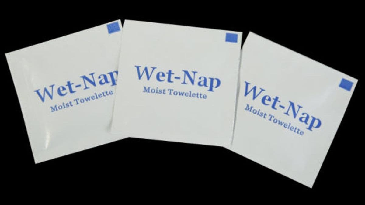 Wet Wipe Packet