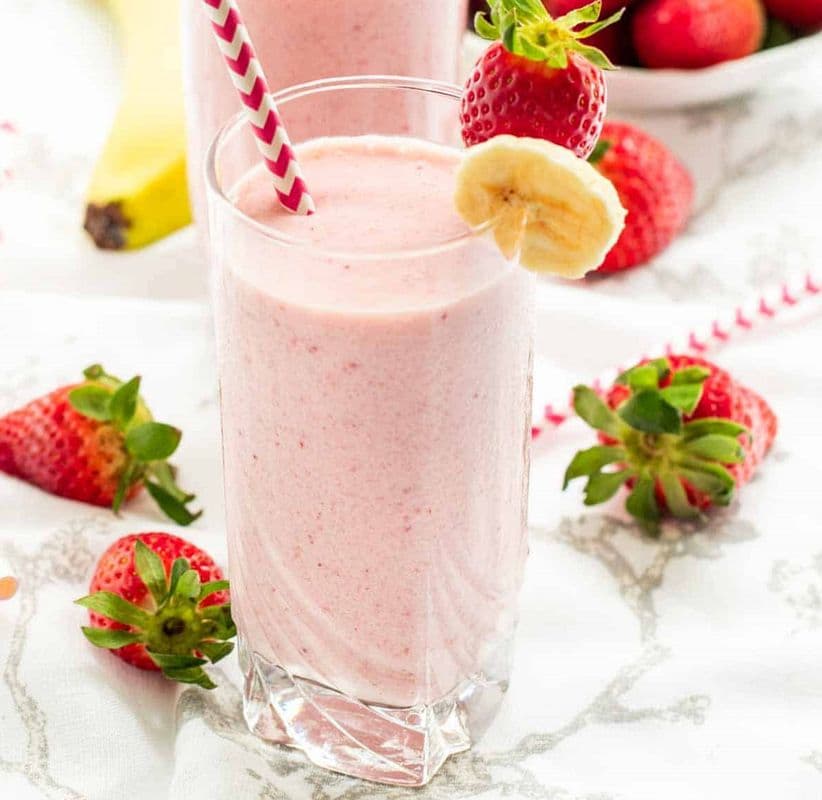 Strawberry Monkey Smoothie
