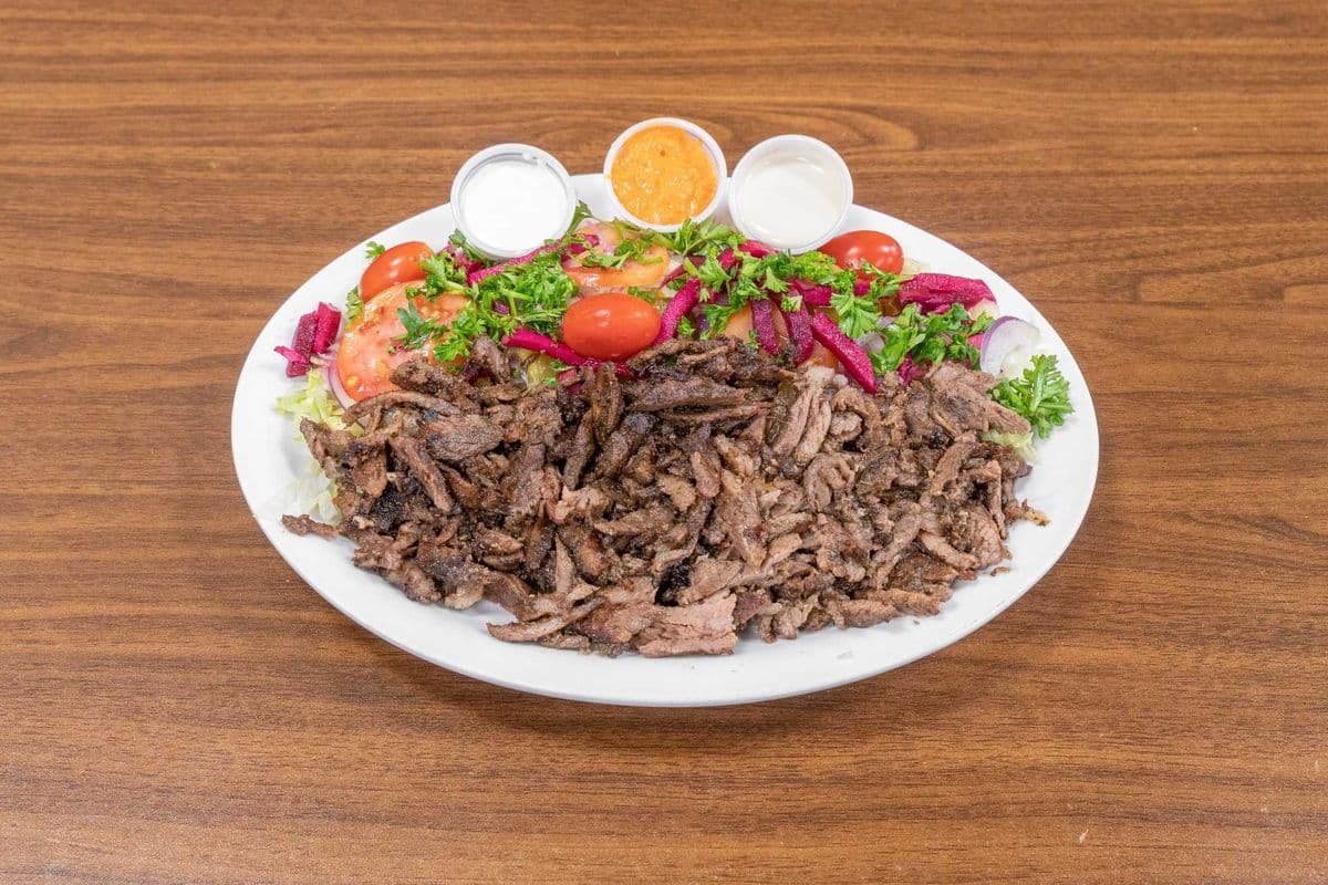 Beef Shawarma Salad Plate