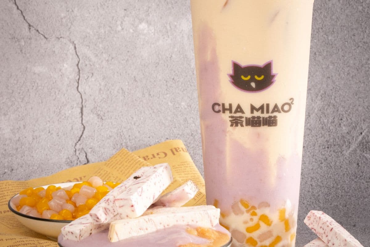 E5 Taro Green Milk Tea 芋头奶绿