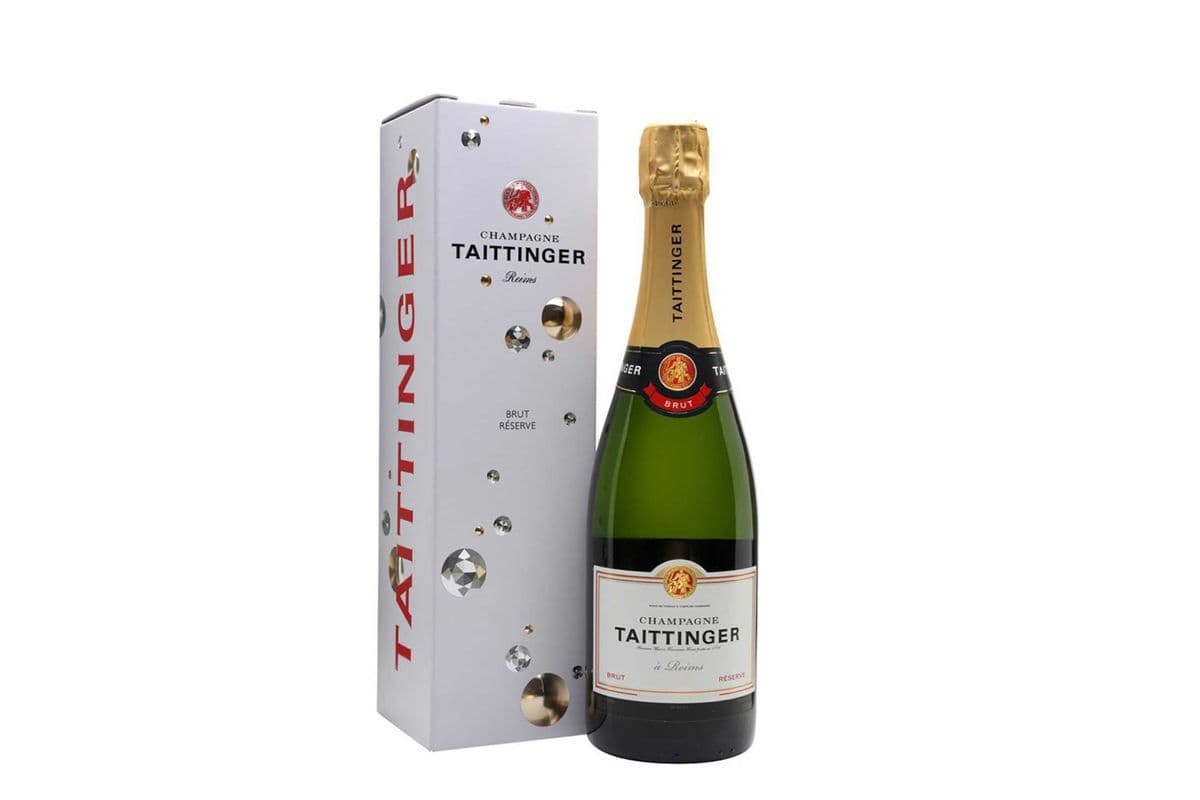 Taittinger Brut Reserve NV Champagne (750 ml) (1 x 750ML)