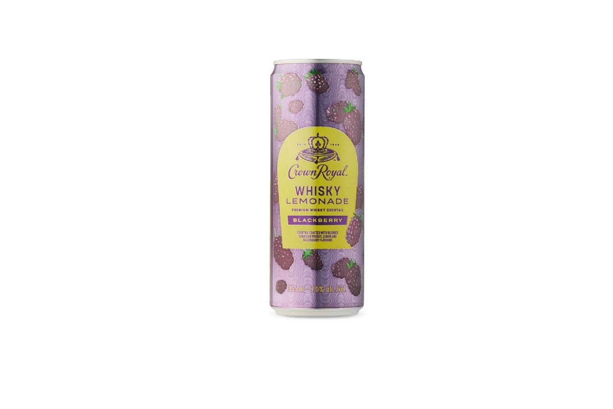 Crown Royal Whisky Lemonade Blackberry (1 x 473 ml can)