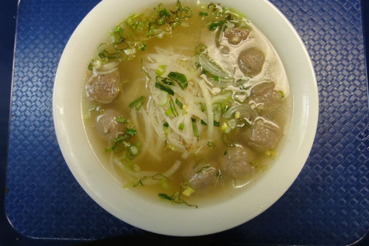 10. Beef Meatball Pho