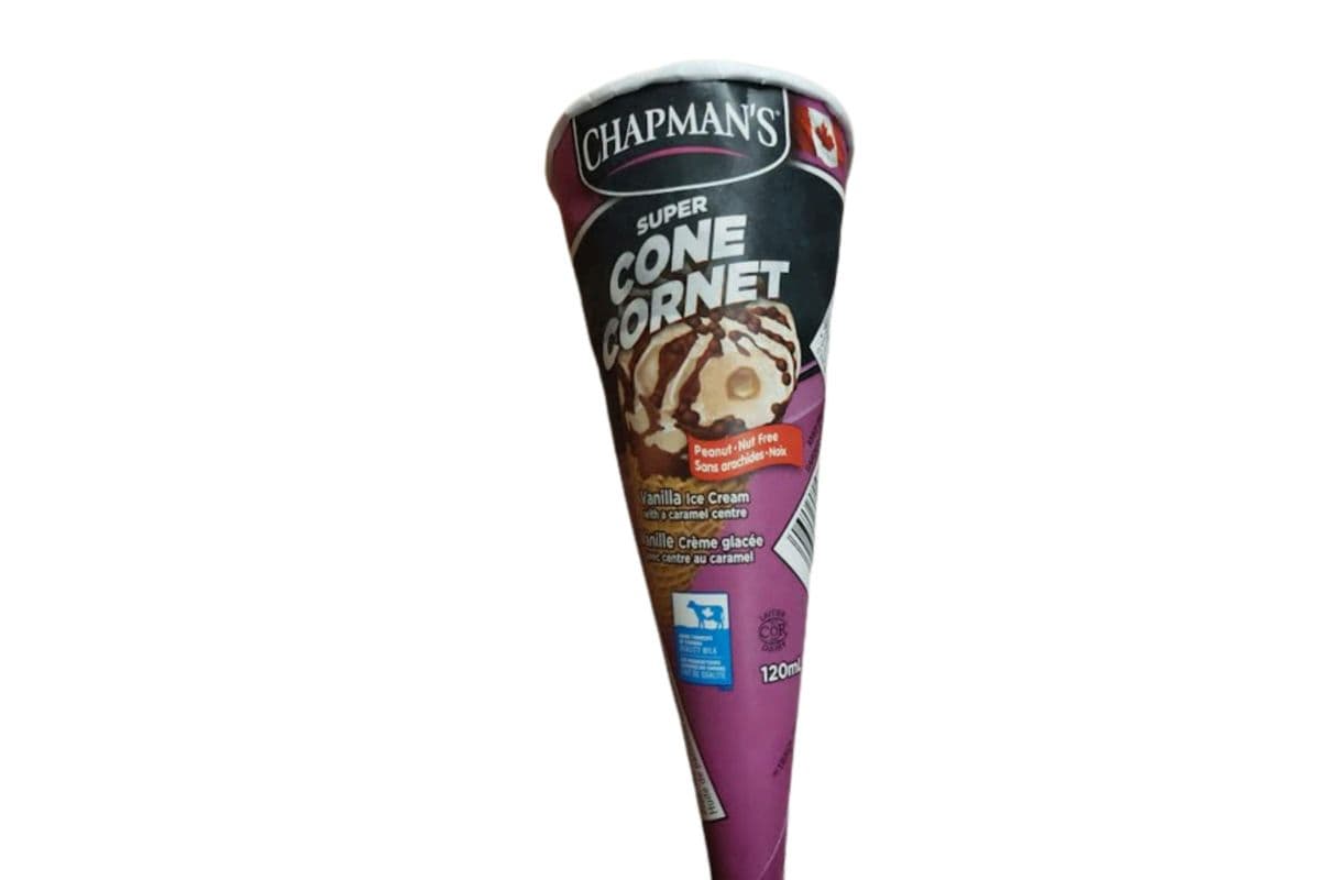 Chapman's Super Cone Vanilla Ice Cream with a Caramel Centre (120ml)