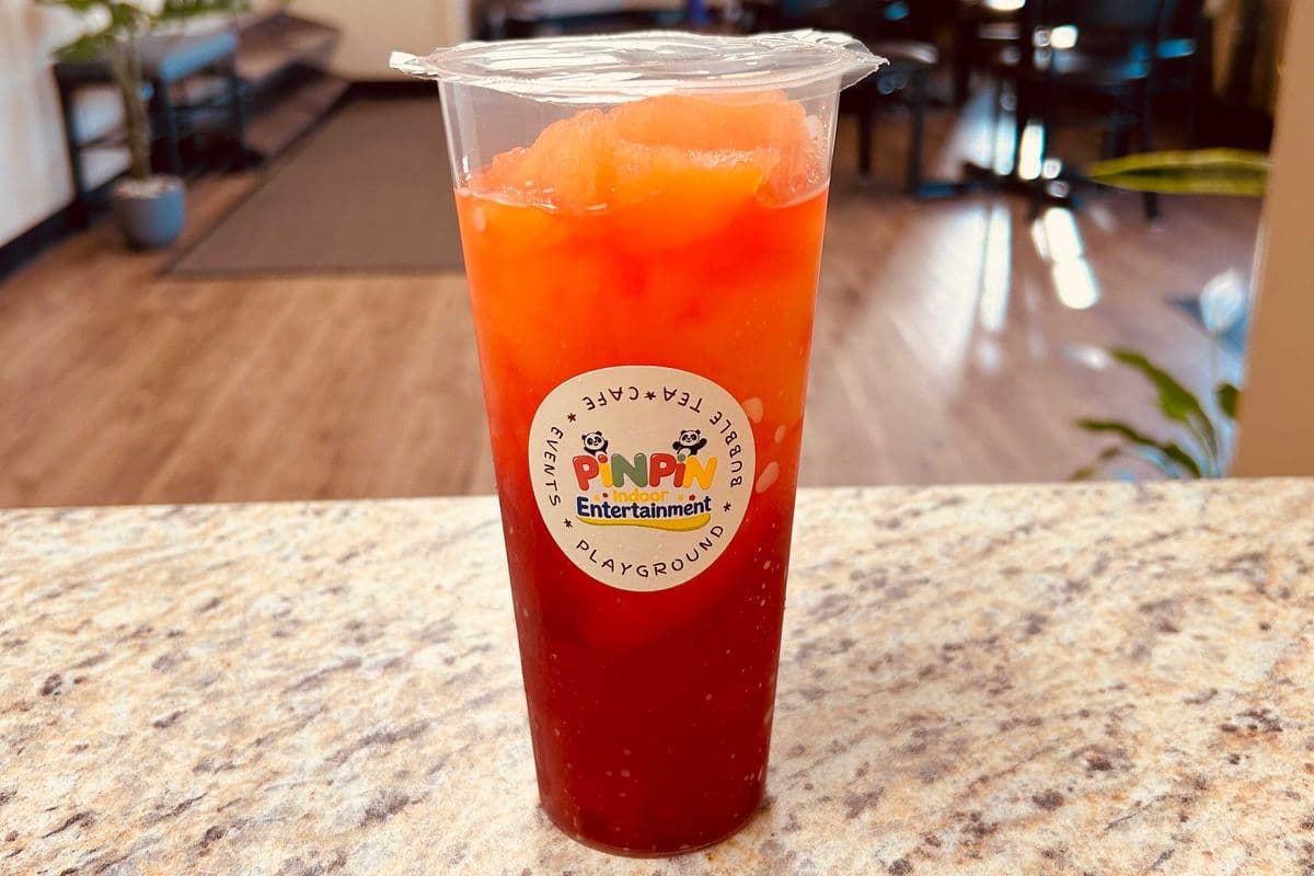 Sunset Peach Slushie