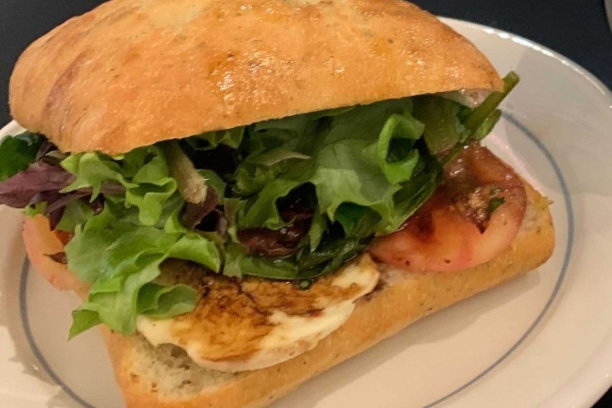 Caprese Ciabatta Bun (Vegetarian)