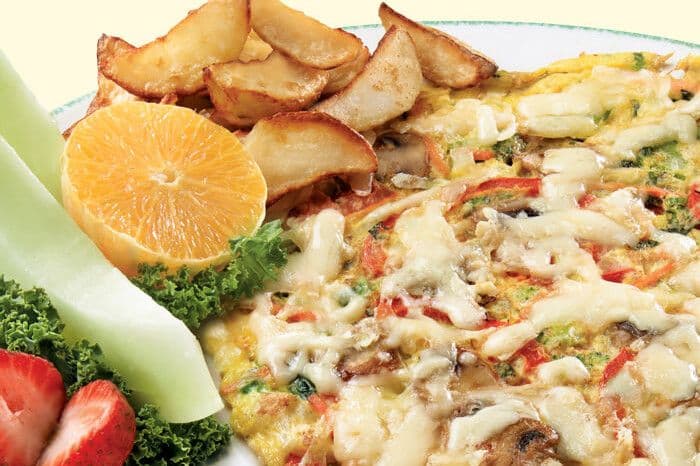 Theo's omelette (860 Cals.)
