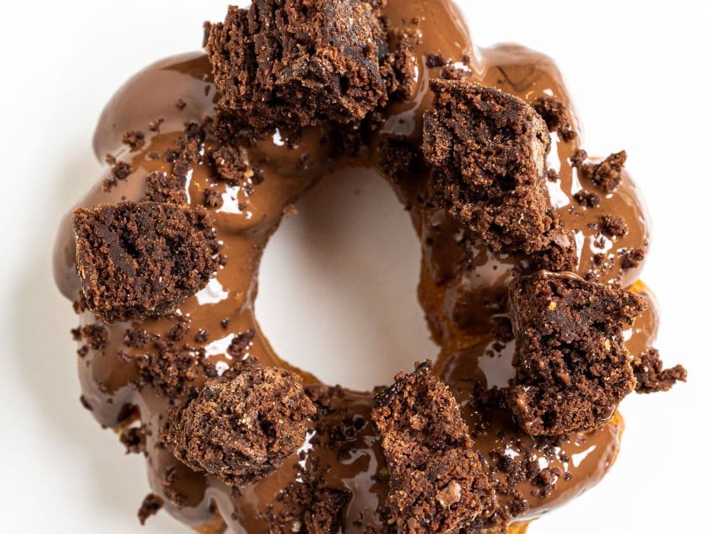 Brownie churro donut
