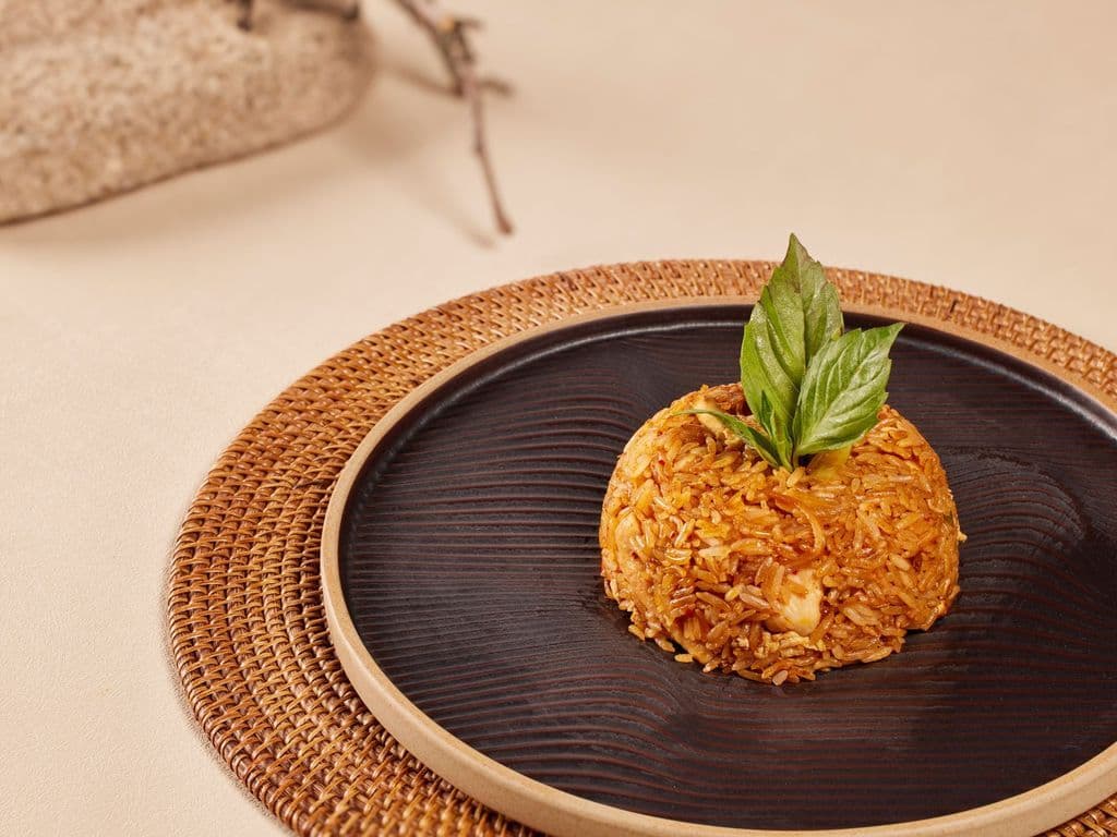 Basil Thai Fried Rice with Chicken