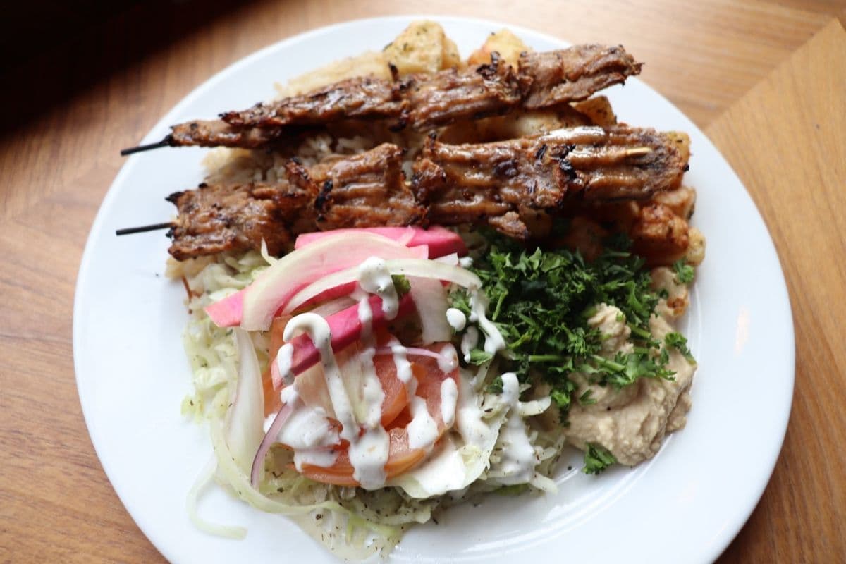 Assiette de boeuf / Beef vegan platte