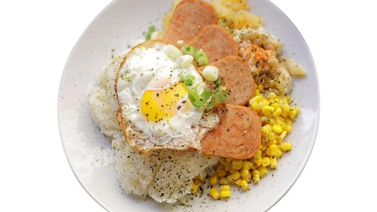 Spam Jam Rice Bowl
