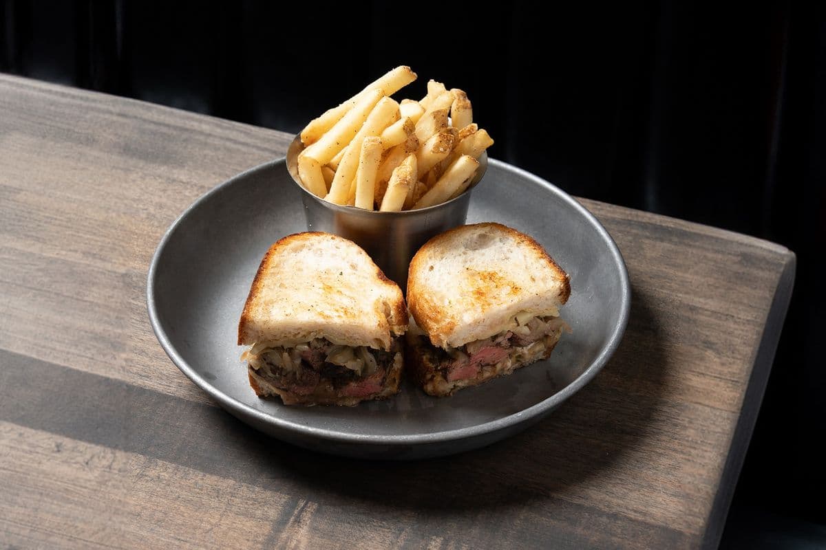 Steak and Cheddar Sandwich