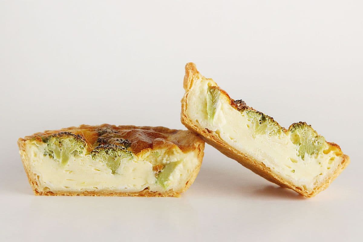 Broccoli and White Cheddar Quiche