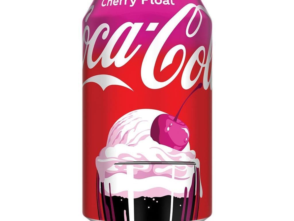 Coca Cola Cherry Float Creamy Coke Drink 355ml Beverage