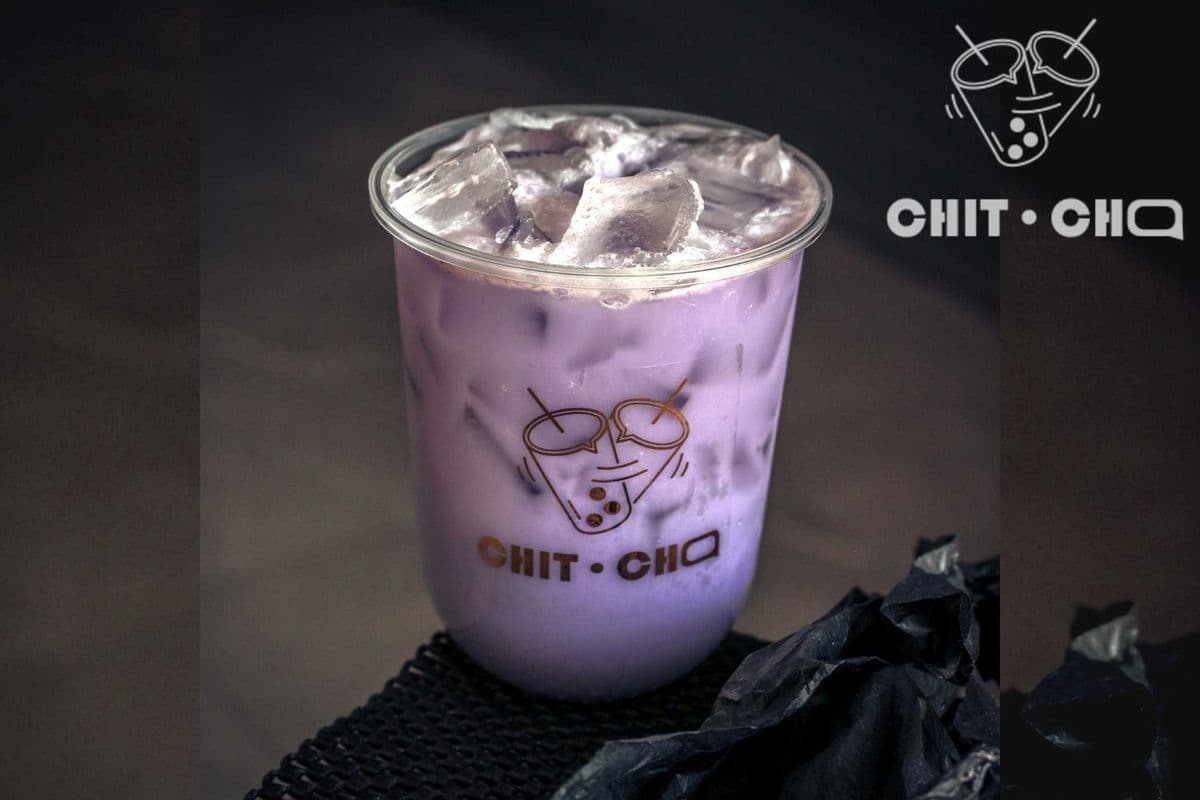 Iced Taro Milk Tea