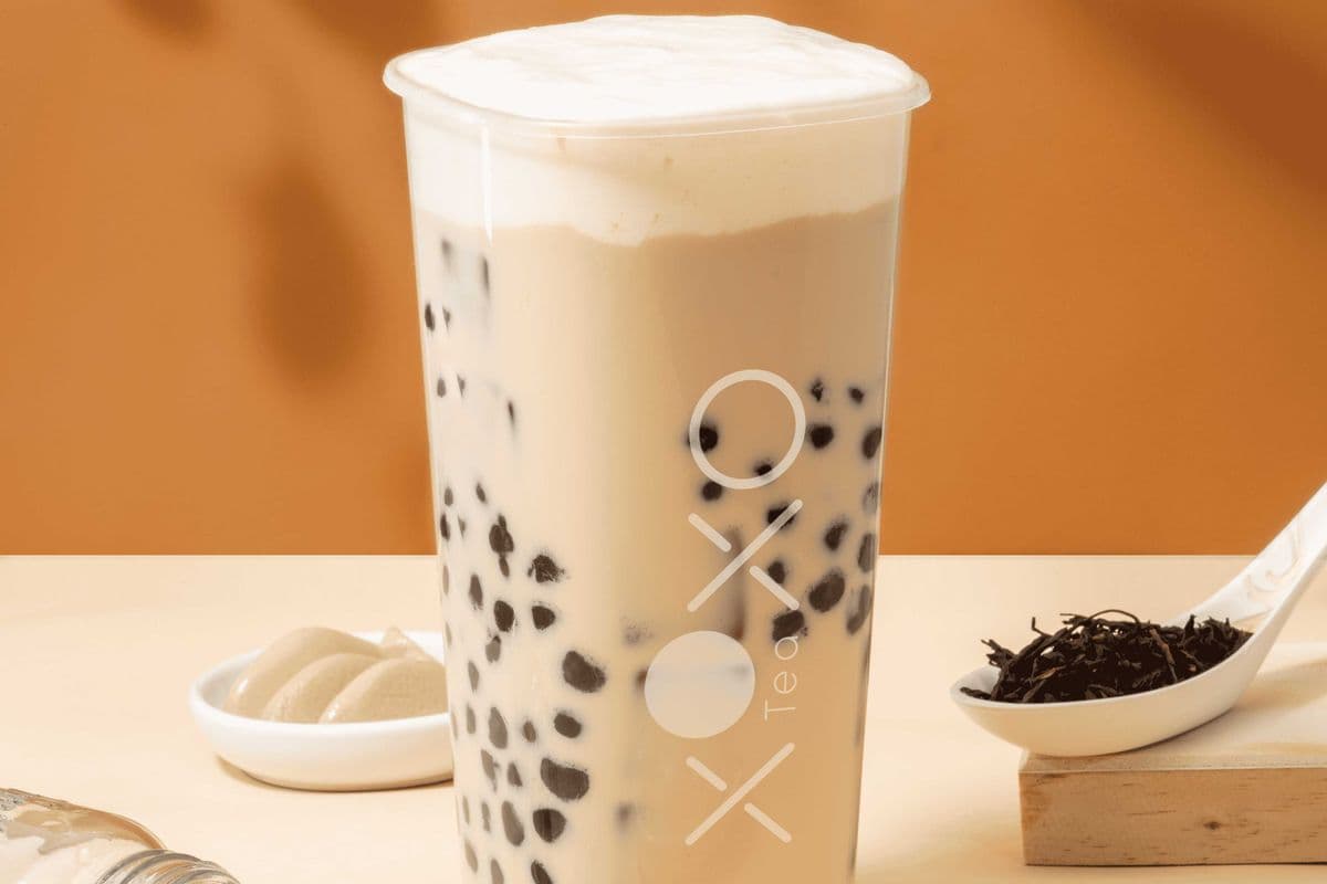 Créme Milk Tea with Black Tapioca (650ml)