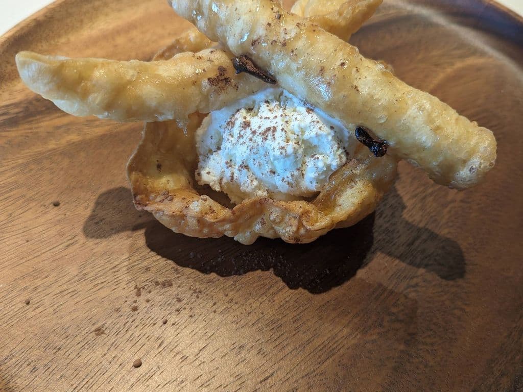 Vanilla Ice Cream Bunuelo Fritter