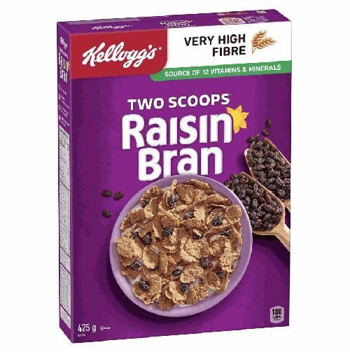 Scoops Raisin Bran 425g