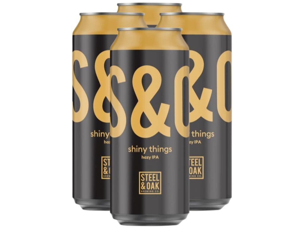 Steel & Oak Shiny Thing Hazy IPA (4X473ml)