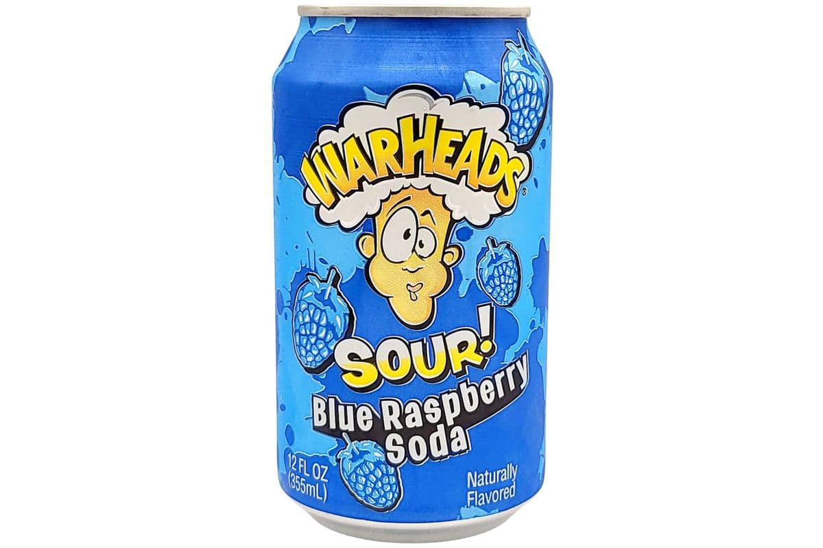 Warheads Sour Soda Blue Raspberry