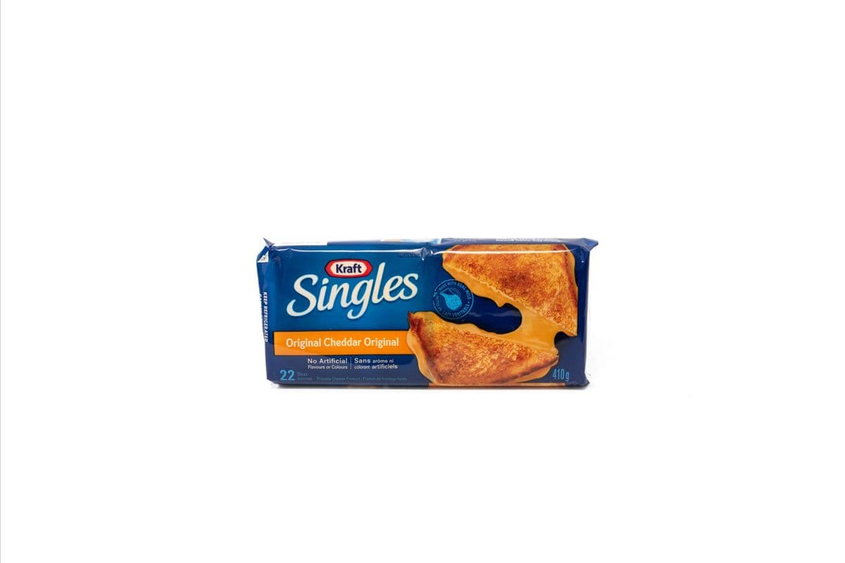 Kraft Singles Cheddar Slices Cheese (410 g)