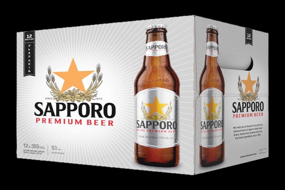 Sapporo 12 Bottles (12 x 355ml)