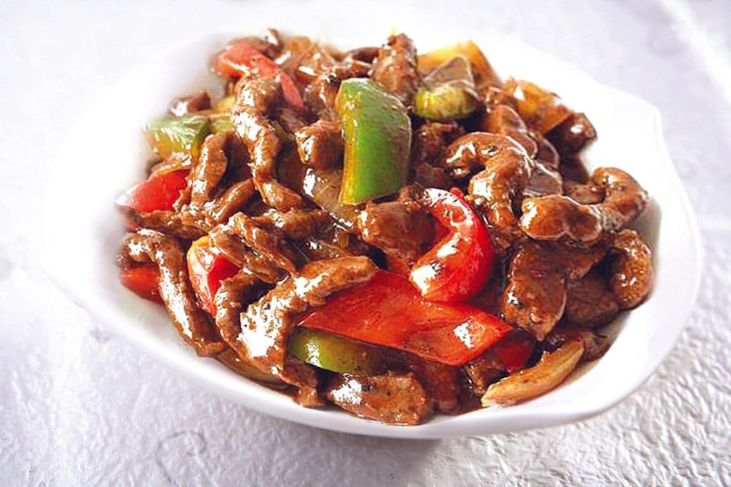 2003. Beef with Black Bean Sauce
