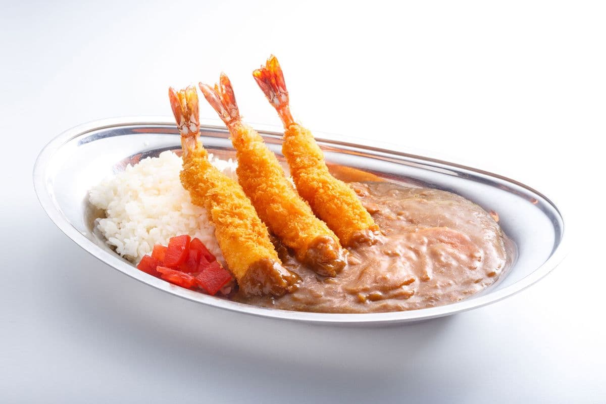 Ebi Fried Curry on Rice
