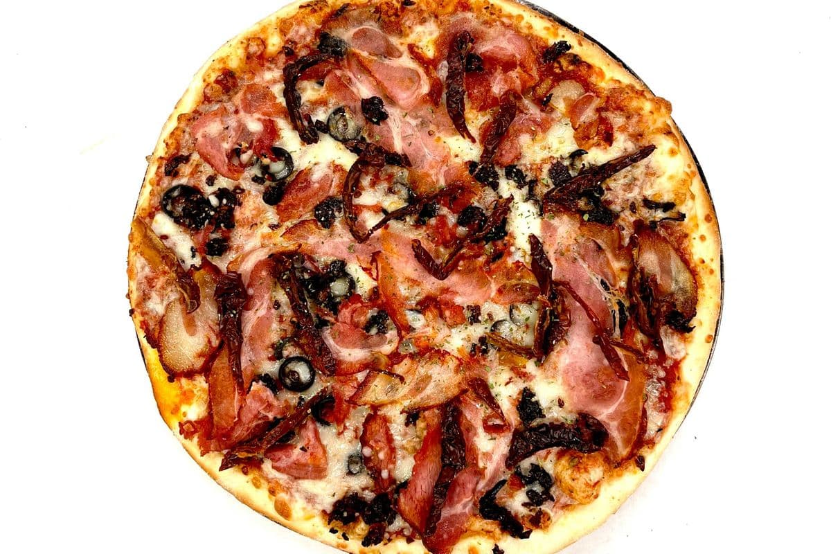 18" Mega Dijo's Alfredo II Pizza