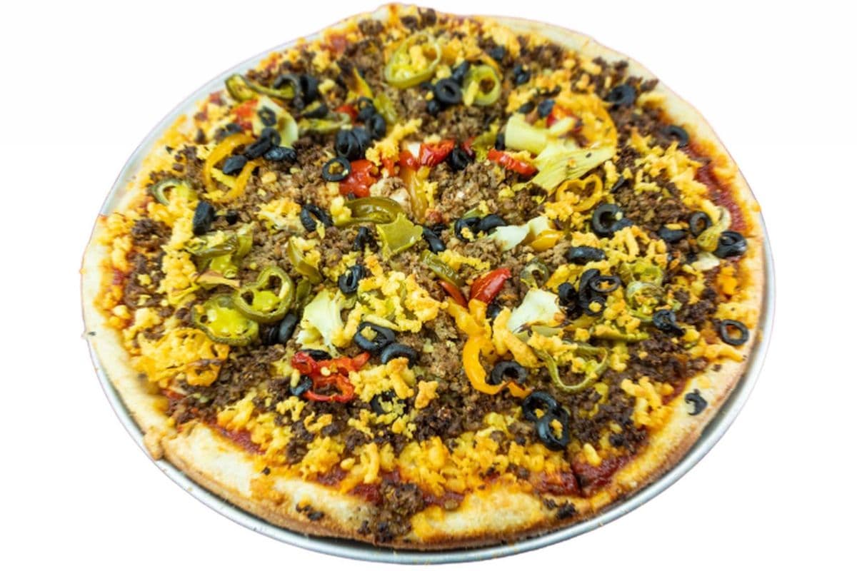 Medium Spicy Vegan Pizza
