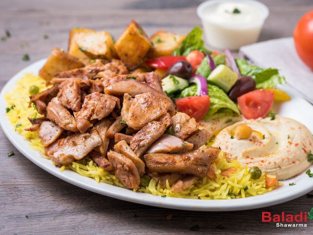 Chicken Shawarma Plate
