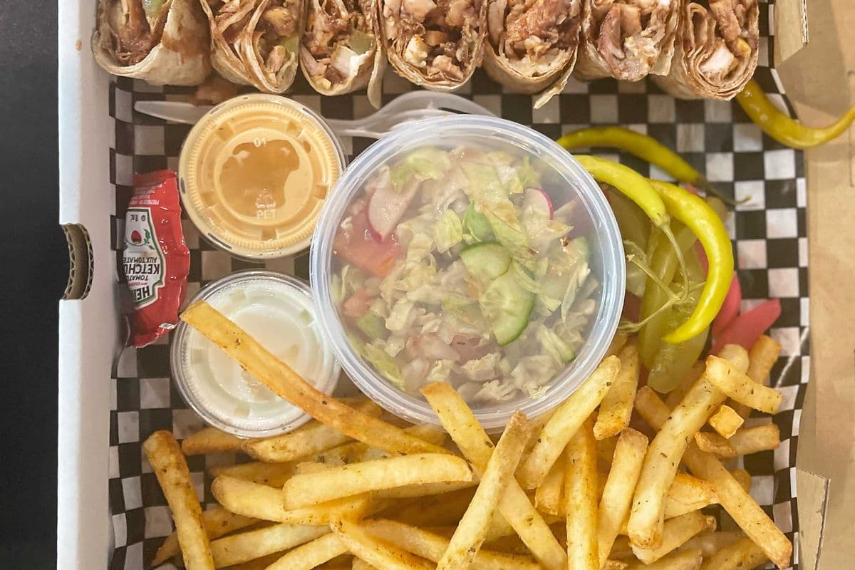 Beef Shawarma Wrap Box