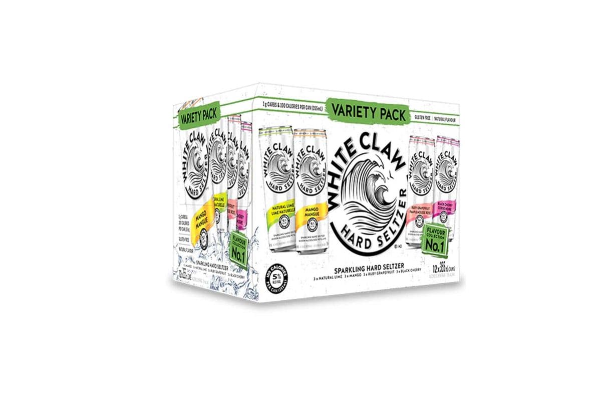 830352. WHITE CLAW VARIETY PACK NO. 1 (12 x 355ML (CANS))