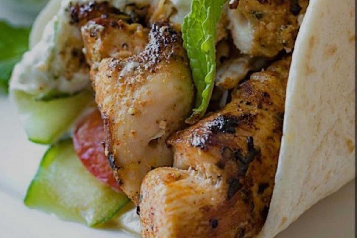 Chicken Kebab sandwich