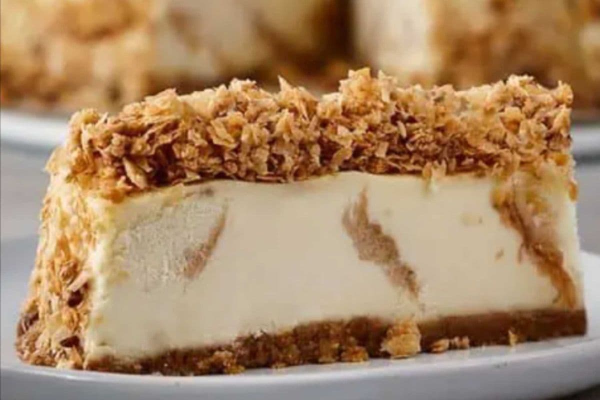 Gâteau fromage baklava / Slice of Baklava Cheesecake