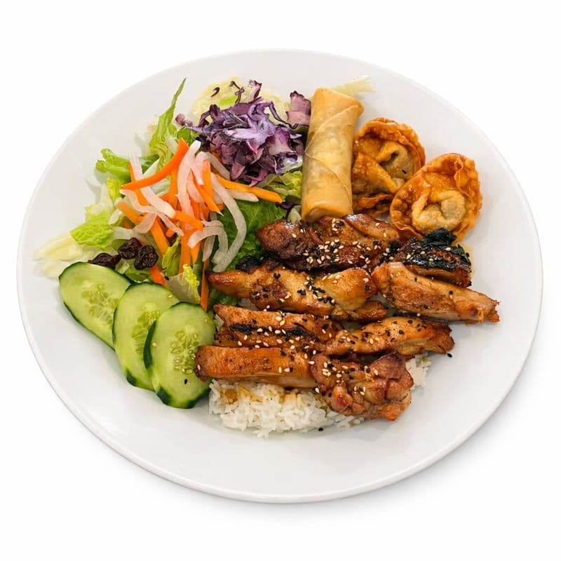 Grilled Chicken Combo / Combo de poulet grillé