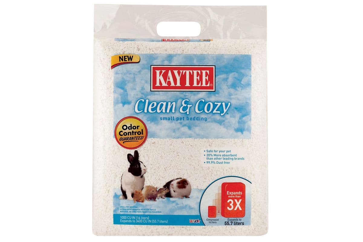 Kaytee Clean and Cozy Small Pet Bedding - 3000 cu in - White