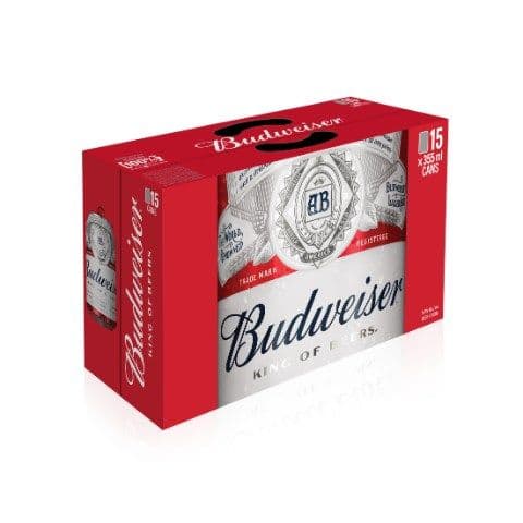 Budweiser 355ml x 15 Pack